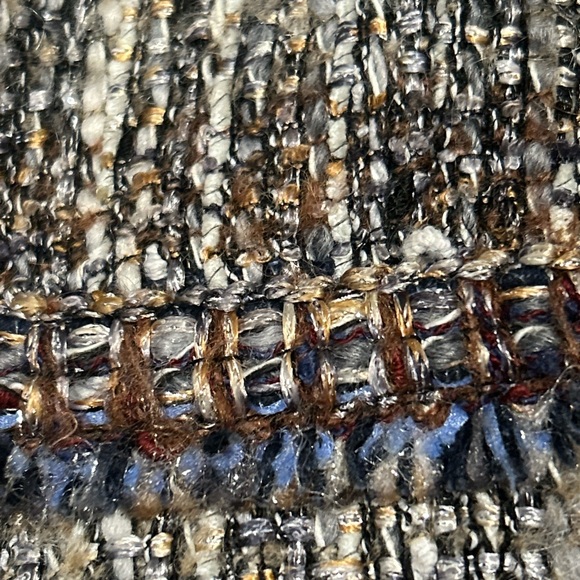 ✨CHANEL Winter Tweed 2004-vintage Jacket EXCELLENT like-new condtn Lagerfeld - Picture 8 of 16